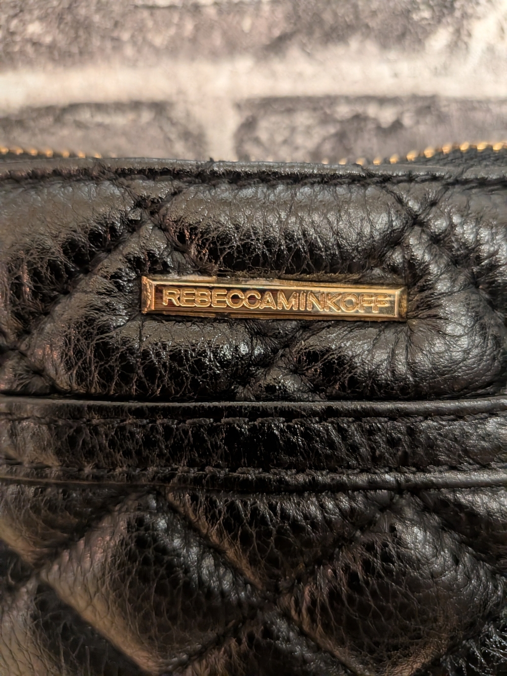 Rebecca Minkoff Quilted Leather Mini Bag - Black - Picture 8 of 8